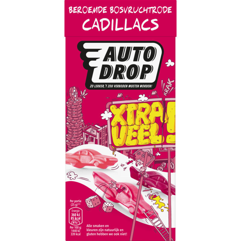 Autodrop Bosvruchtrode Cadillacs XL - Worldwide Delivery - Order Online