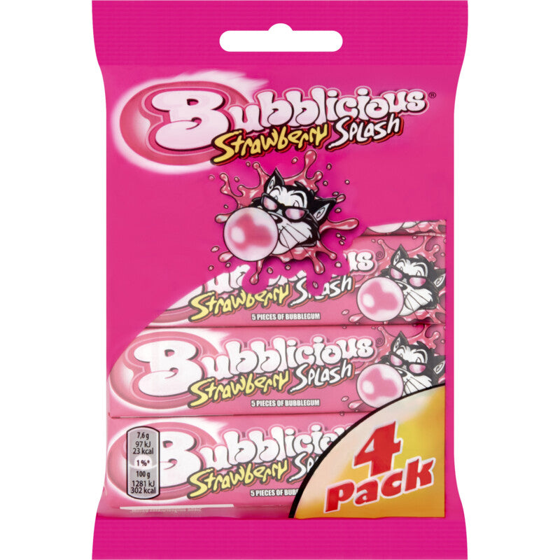 Bubblicious Chewing Strawberry Splash - Worldwide Delivery - Order Online