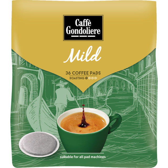 Caffe Gondoliere Mild Pads, 36 pads