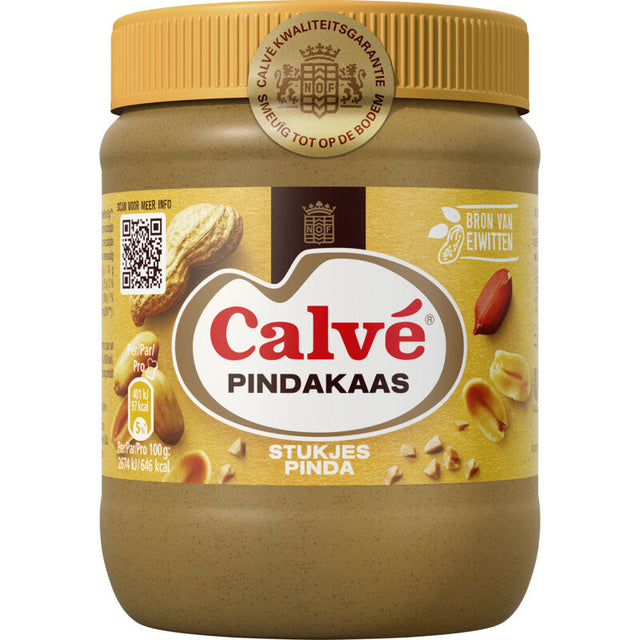 Calvé Peanut Butter with Pieces of Peanut - Worldwide Delivery - Order Online