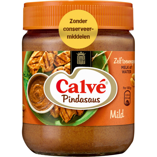 Calvé Peanut Sauce Mild - Worldwide Delivery - Order Online