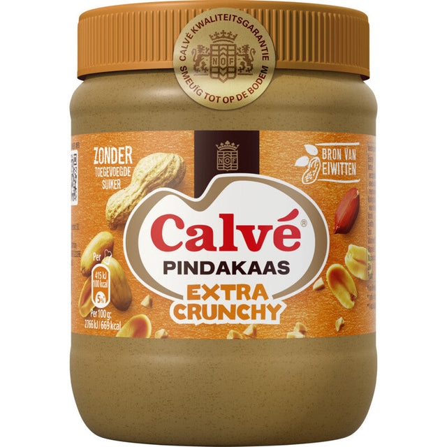 Calvé Peanut Butter Extra Crunchy - Worldwide Delivery - Order Online