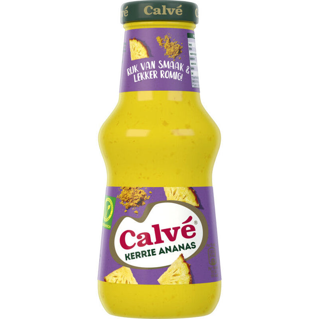 Calvé Curry Pineapple Sauce Bottle, 250ml