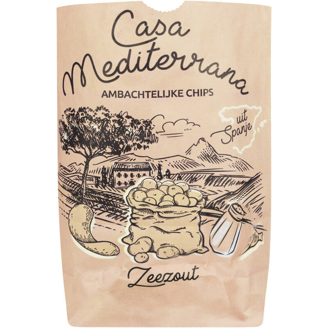 Casa Mediterrana Sea Salt Potato Chips 150g