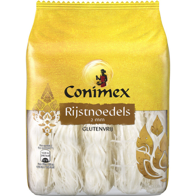 Conimex Rice Noodles 2mm - Worldwide Delivery - Order Online