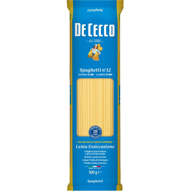 De Cecco Spaghetti n° 12 - Worldwide Delivery - Order Online