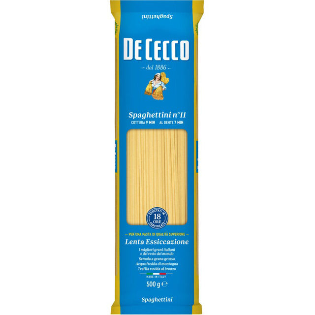 De Cecco Spaghettini No. 11 Pasta, 500g