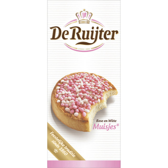 De Ruijter Muisjes Roze-wit - Worldwide Delivery - Order Online