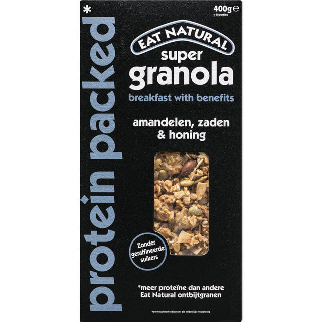 Eat Natural Super Granola Proteïn Almond Seeds - Worldwide Delivery - Order Online