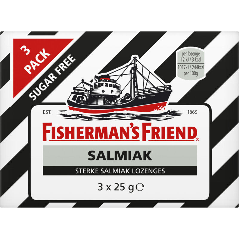 Fisherman's Friend Salmiak Sugarfree - Worldwide Delivery - Order Online