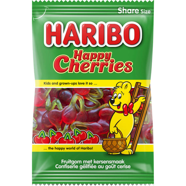 Haribo Happy Cherries Fruit Gums, 250g