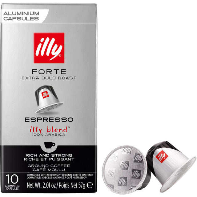 illy Espresso Forte Coffee Cups, 10 capsules