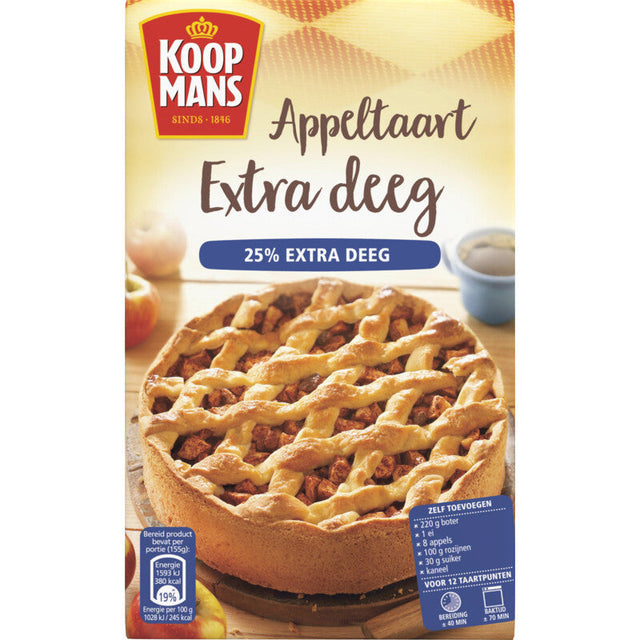 Koopmans Apple Pie Extra Dough - Worldwide Delivery - Order Online