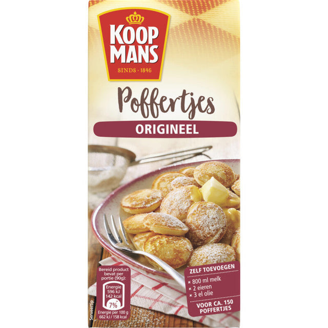 Koopmans Poffertjes Mix - Worldwide Delivery - Order Online
