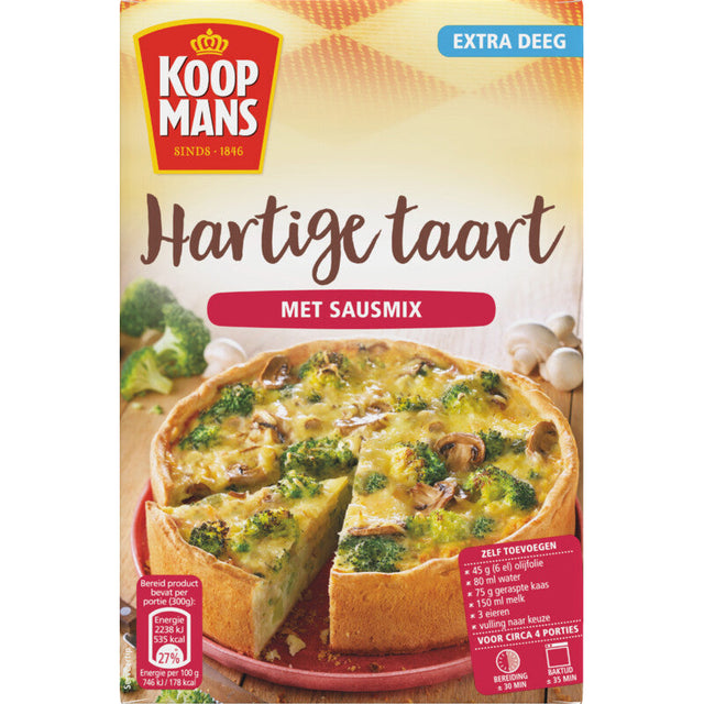 Koopmans Mix for Plain Savory Pie - Worldwide Delivery - Order Online