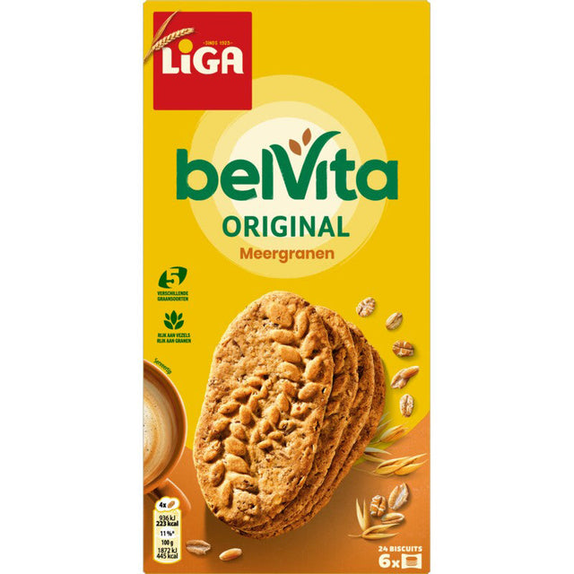 Liga Belvita Biscuits Multigrain Cereal Bar, 300g