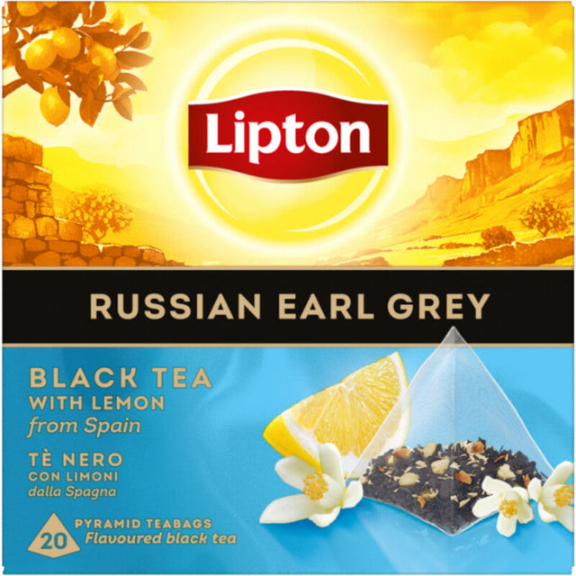 Lipton Black Tea Russian Earl Gray - Worldwide Delivery - Order Online