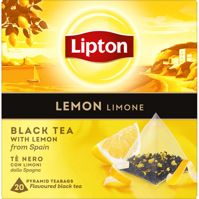 Lipton Black Tea Lemon - Worldwide Delivery - Order Online
