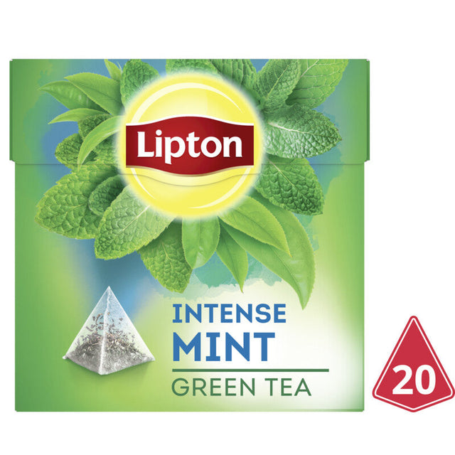 Lipton Green Intense Mint Tea - Worldwide Delivery - Order Online