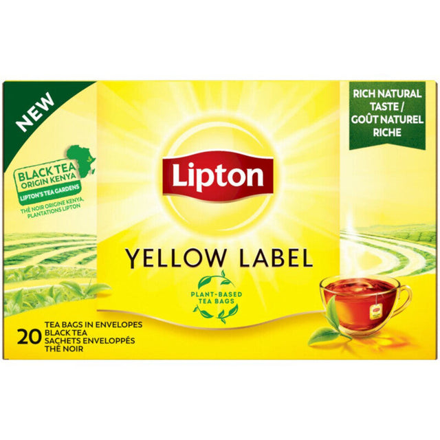 Lipton Black Tea Yellow Label - Worldwide Delivery - Order Online