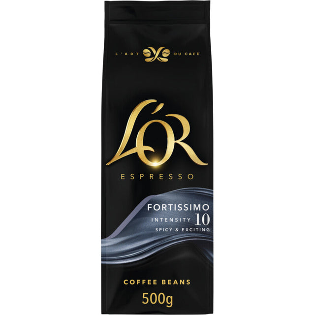 L'OR Espresso Fortissimo Coffee Beans - Worldwide Delivery - Order Online