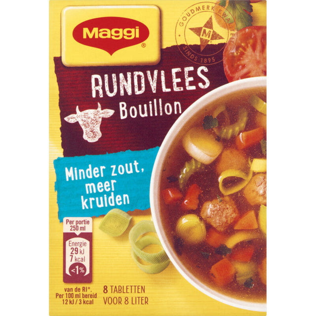 Maggi Less Salt Beef Broth - Worldwide Delivery - Order Online