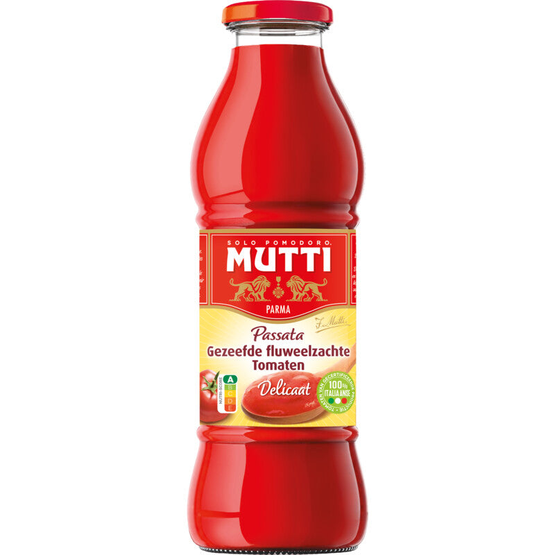 Mutti Passata Sifted Velvety Tomatoes XL - Worldwide Delivery - Order Online