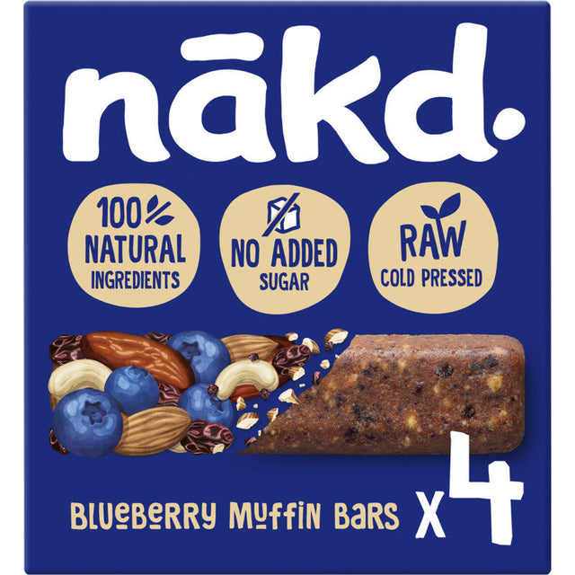 Nakd Blueberry Muffin Fruit Bar with Nuts - Worldwide Delivery - Order Online