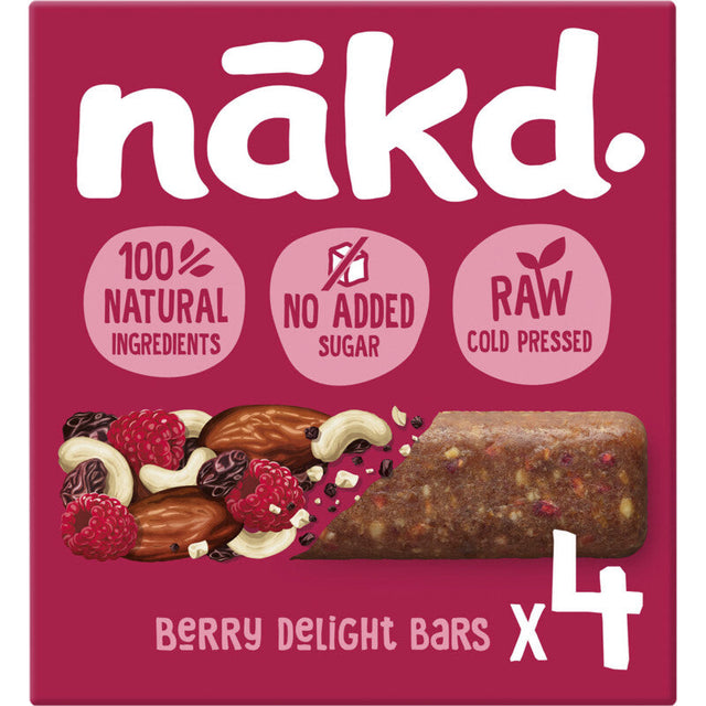Nakd Berry Delight Fruit Bar with Nuts - Worldwide Delivery - Order Online
