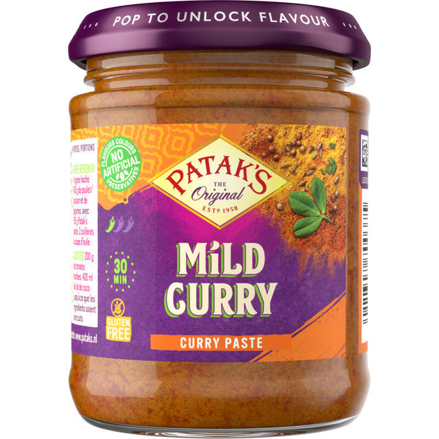 Patak's Mild Curry Paste - Worldwide Delivery - Order Online