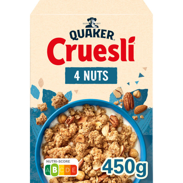 Quaker Cruesli 4 Nuts - Worldwide Delivery - Order Online