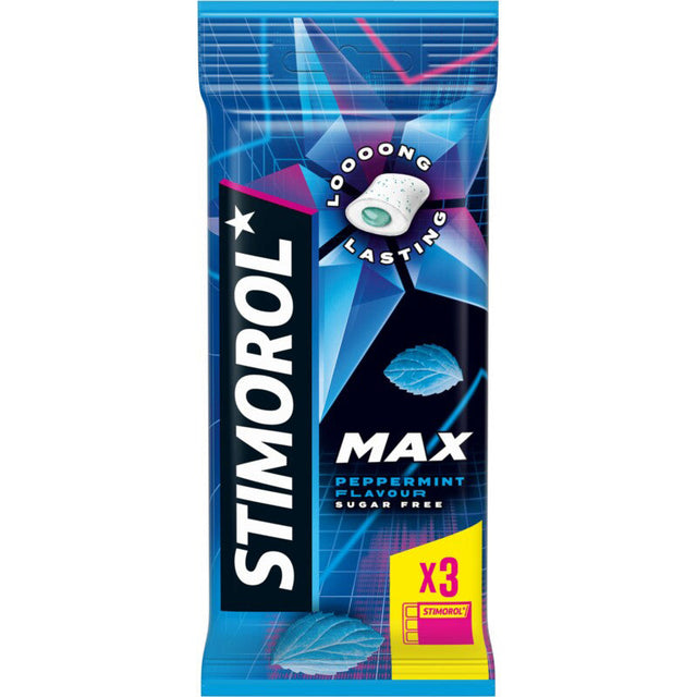 Stimorol Chewing Gum Max Splash Peppermint - Worldwide Delivery - Order Online
