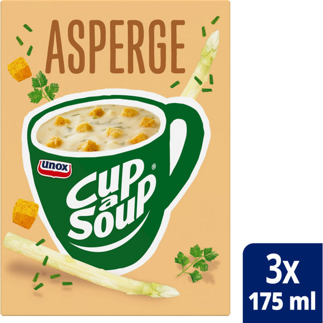 Unox Cup-a-soup Asparagus, 3 × 15g