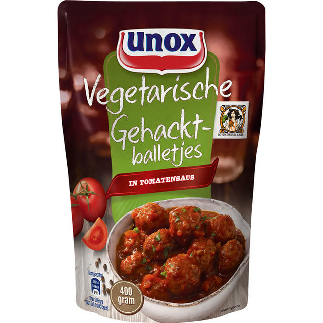Unox Vega Balls in Tomato Sauce, 400g
