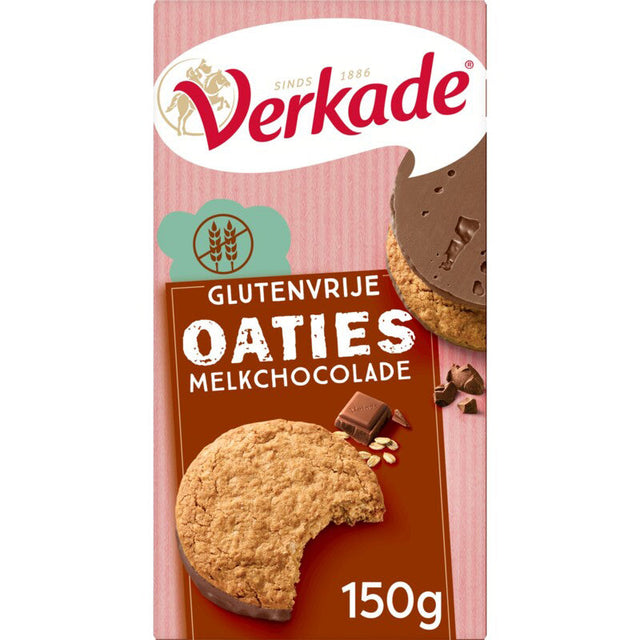Verkade Gluten-free Milk Chocolate Biscuits, 150g