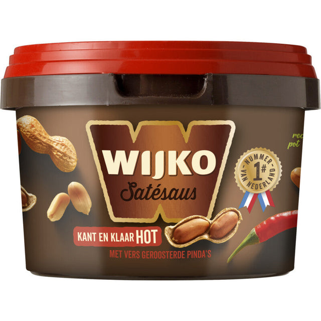 Wijko Hot Satay Sauce Ready-to-eat XL - Worldwide Delivery - Order Online