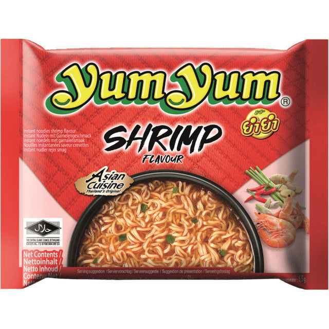 Yum Yum Shrimp Flavour Instant Noodles - Worldwide Delivery - Order Online