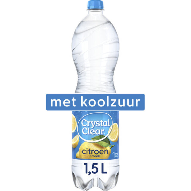 Crystal Clear Sparkling Lemon Soft drink, 1.5l