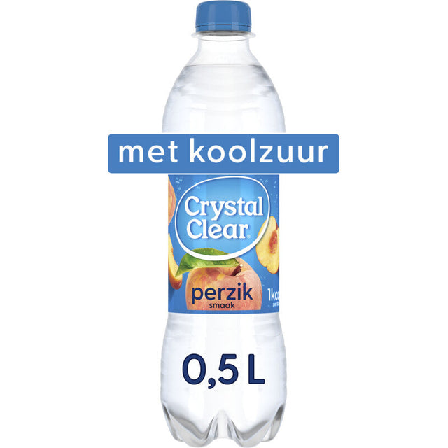 Crystal Clear Sparkling Peach Soft drink 500ml