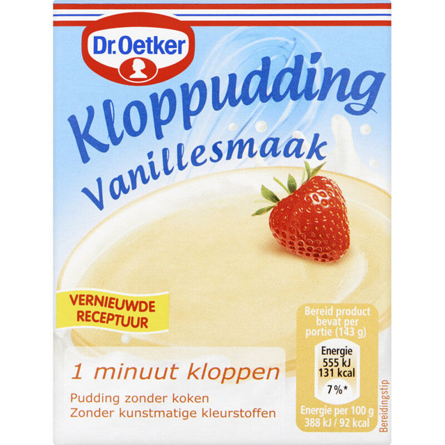 Dr. Oetker Kloppudding Vanilla - Worldwide Delivery - Order Online