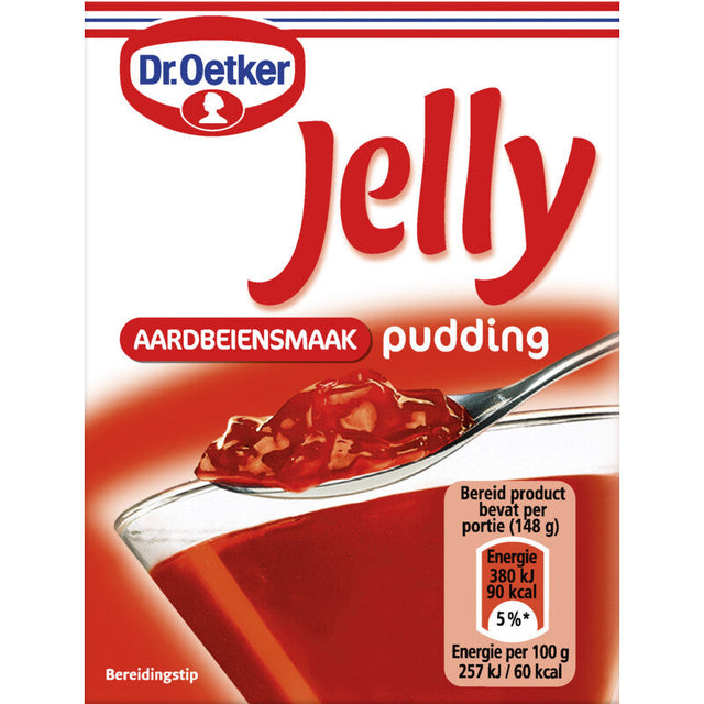 Dr. Oetker Jelly Pudding Strawberries - Worldwide Delivery - Order Online