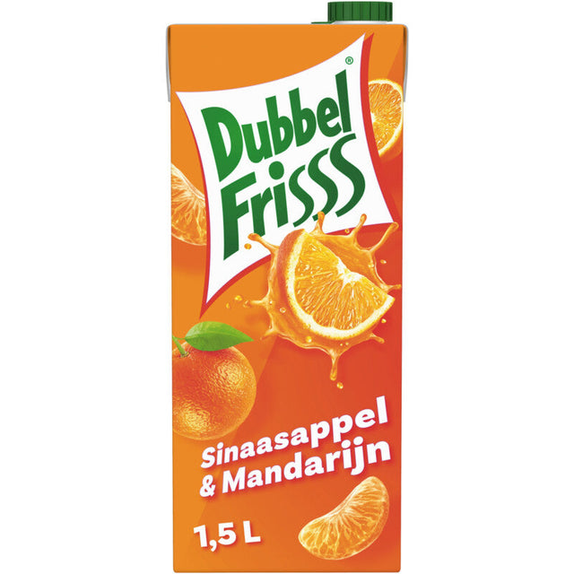 DubbelFrisss Orange & Mandarin Fruit drink, 1.5l