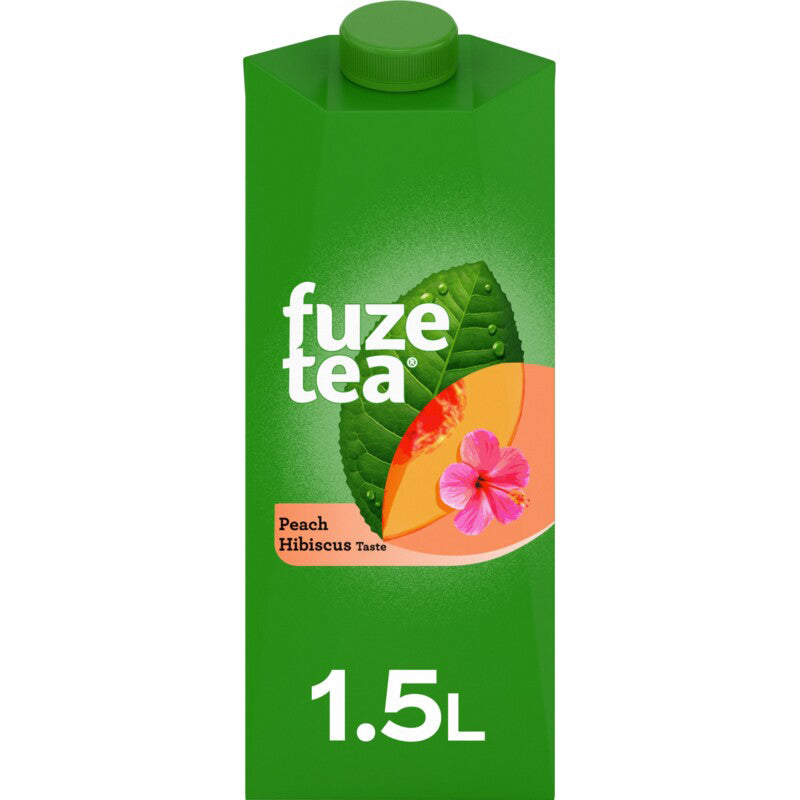 Fuze Tea Black Tea Peach Hqibiscus - Worldwide Delivery - Order Online