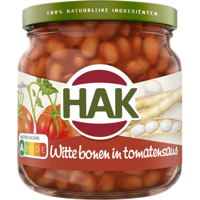 Hak White Beans in Tomato Sauce, 180g