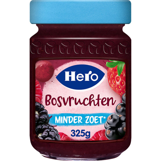 Hero Less Sweet Forest Fruit Jam - Worldwide Delivery - Order Online