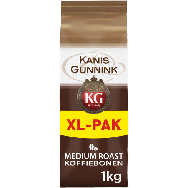 Kanis & Gunnink Medium Roast Coffee Beans, 1kg