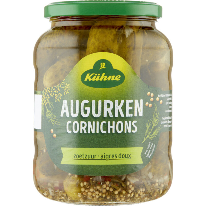 Kuhne Sweet and Sour Pickles XL - Worldwide Delivery - Order Online