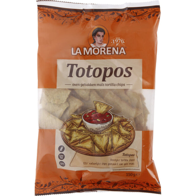 La Morena Totopos Yellow Corn Tortilla Chips - Worldwide Delivery - Order Online