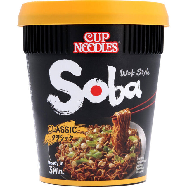 Nissin Soba Classic Noodles Cup - Worldwide Delivery - Order Online