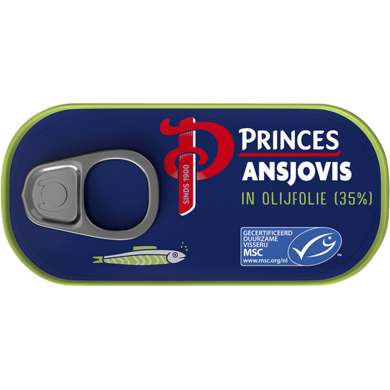 Princes Anchovy Fillets in Olive Oil MSC - Worldwide Delivery - Order Online
